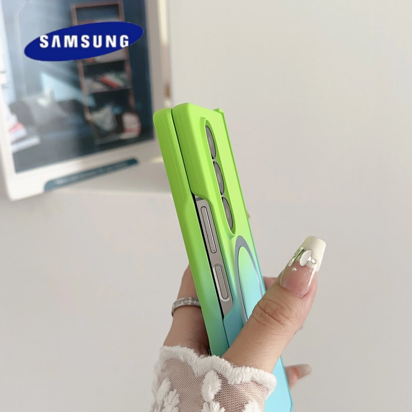 Magnetic Wireless Charge Case For Samsung Galaxy Fold