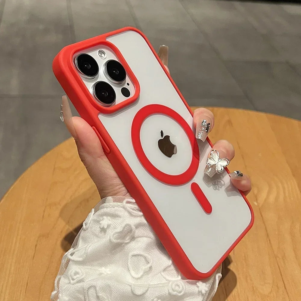 Matte Titanium Magnetic iPhone case