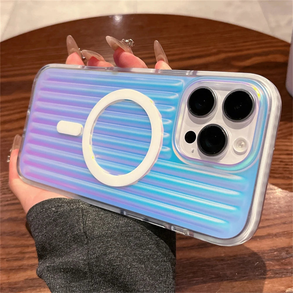 Stripes Magnetic For Magsafe Phone Case