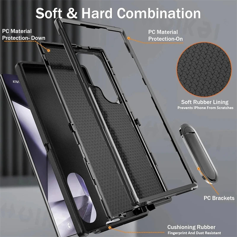 Heavy Anti-Scratch Case For Samsung Galaxy