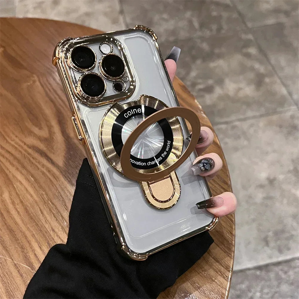 Wireless Charging Magsafe Ring Bracket Case