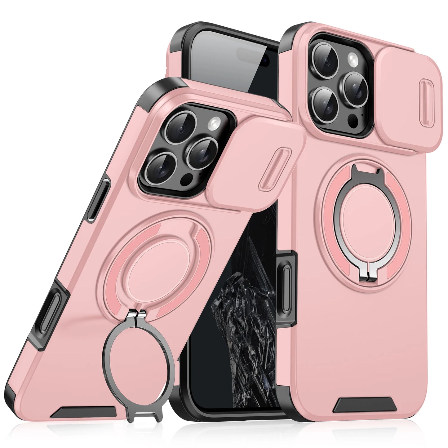 Magnetic Ring Stand Case
