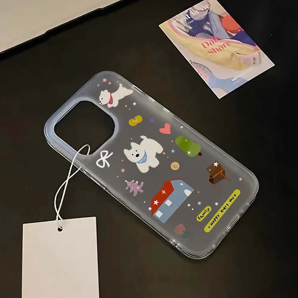 Cute Puppy Phone Case For iPhone Cover