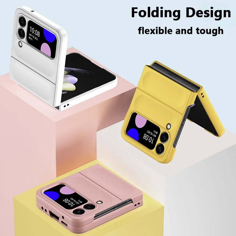 Case for Samsung Galaxy Z Flip 3 4 5 5G Flip4 Flip5 Foldable Matte Cover