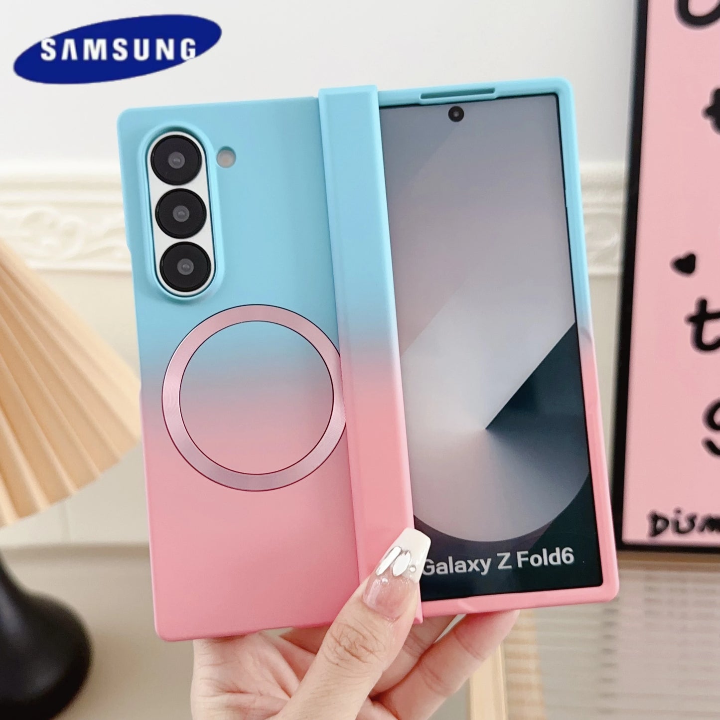 Magnetic Wireless Charge Case For Samsung Galaxy Fold