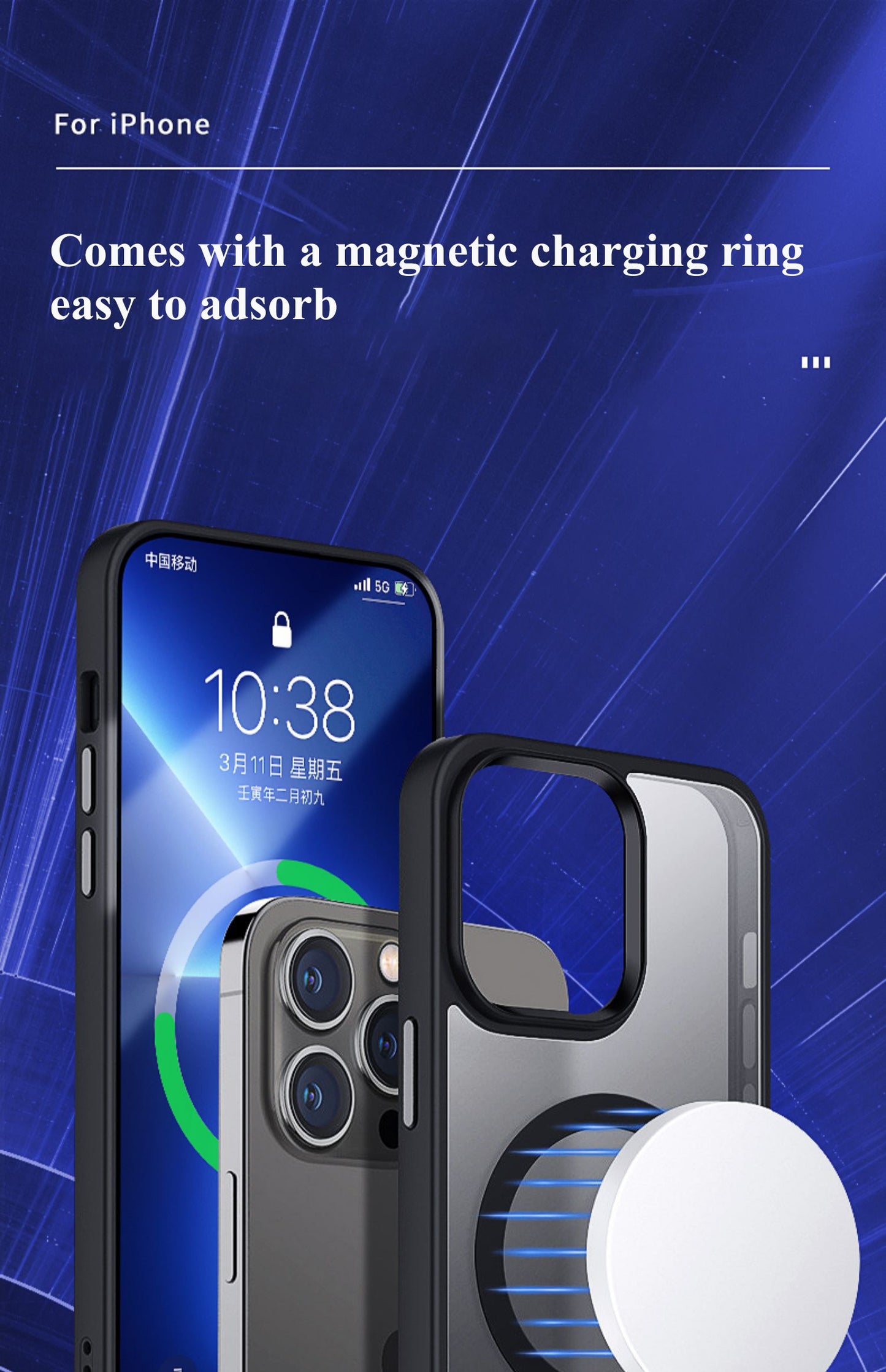 iPhone 15 14 13 12 Luxury Matte Magnetic Wireless Charge Phone Case Magsafe Cover