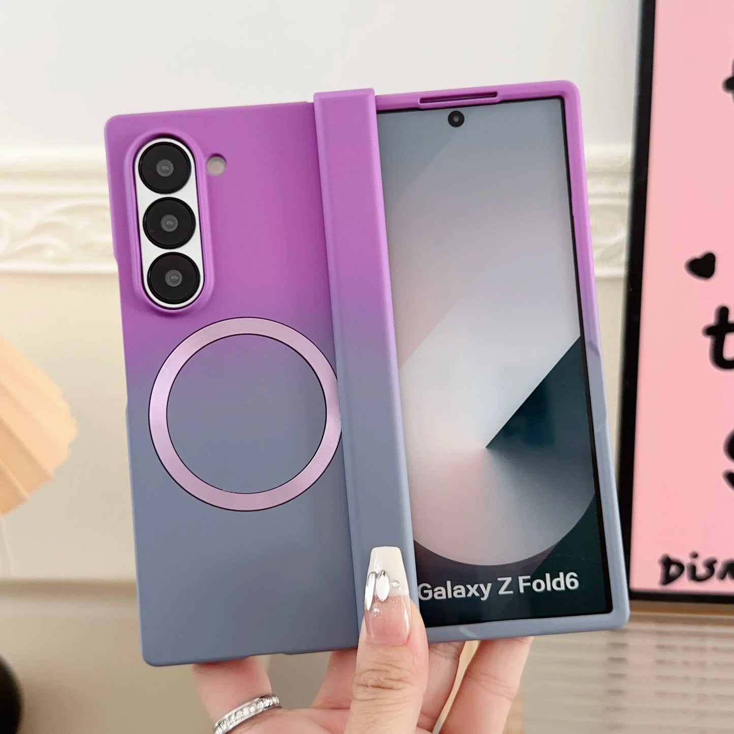 Magnetic Wireless Charge Case For Samsung Galaxy Fold