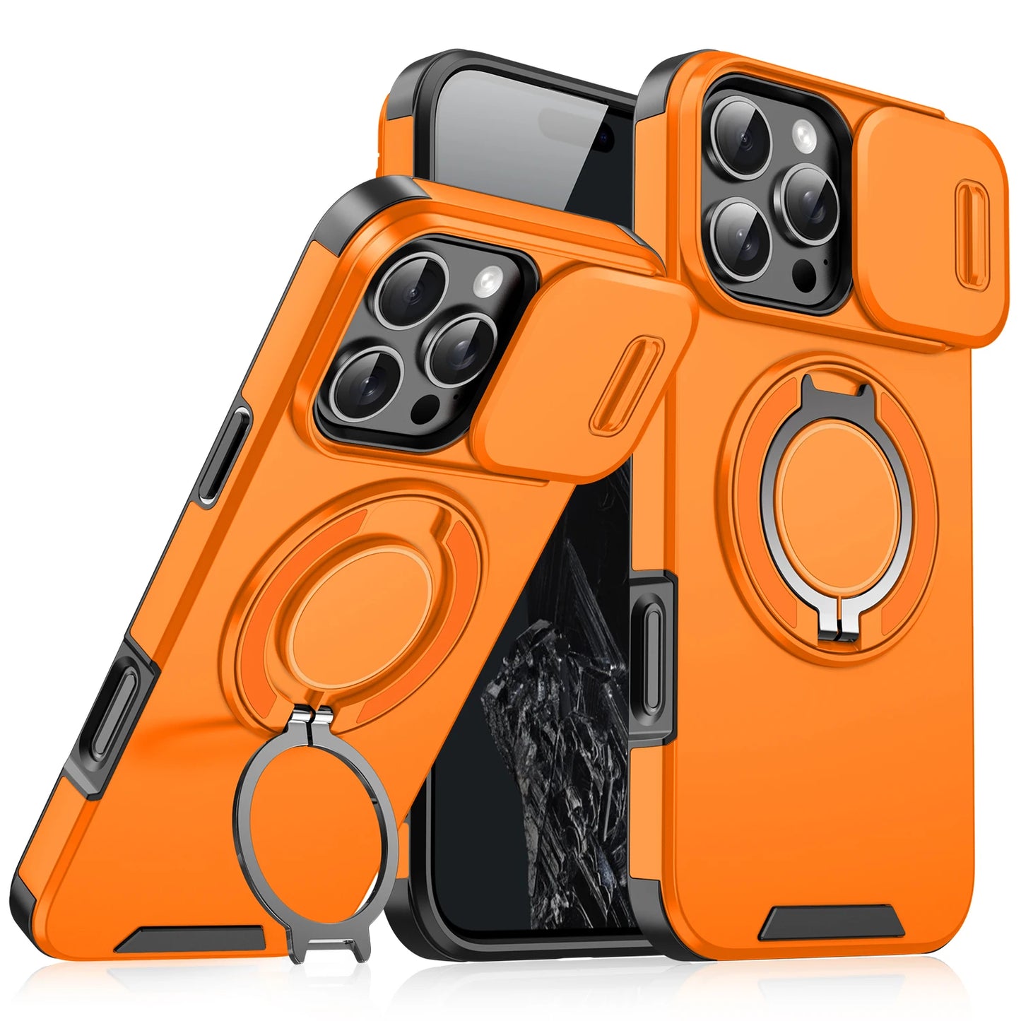 Magnetic Ring Stand Case