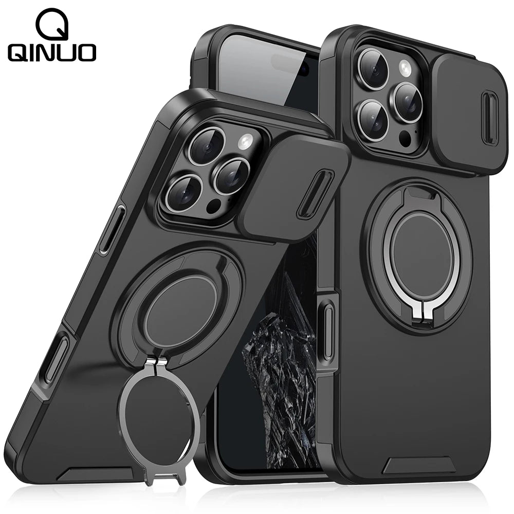 Magnetic Ring Stand Case