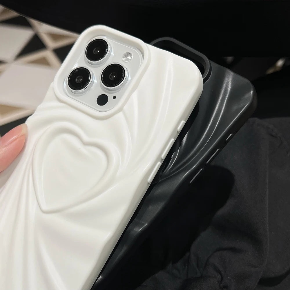 Love Heart Silicone Phone Case