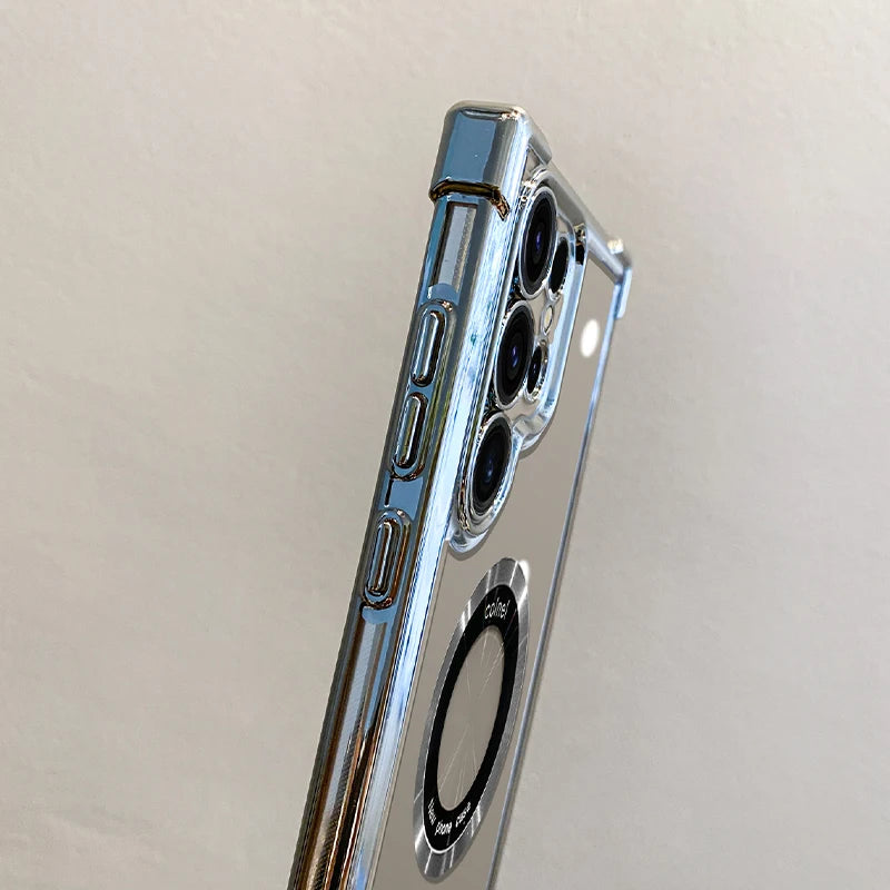 Magnetic Wireless Charge Case For Samsung Cover