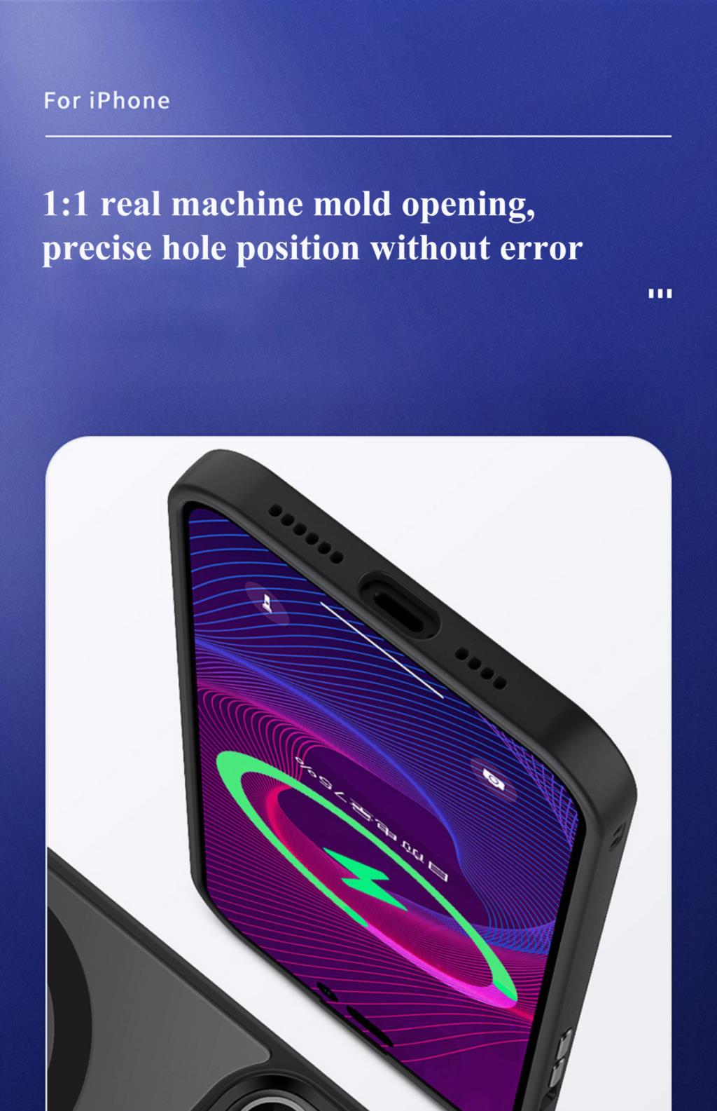 iPhone 15 14 13 12 Luxury Matte Magnetic Wireless Charge Phone Case Magsafe Cover