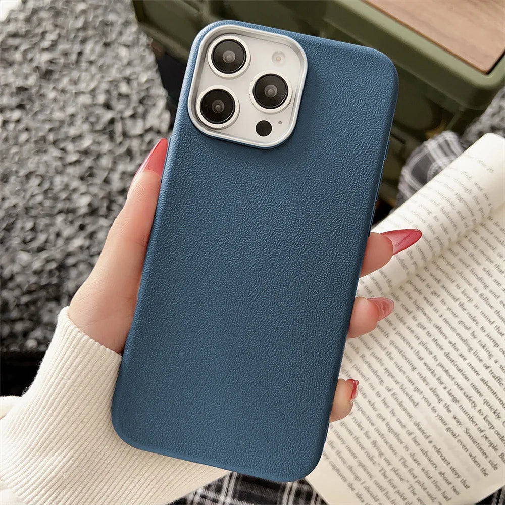 Soft Leather Case For iPhone Cover