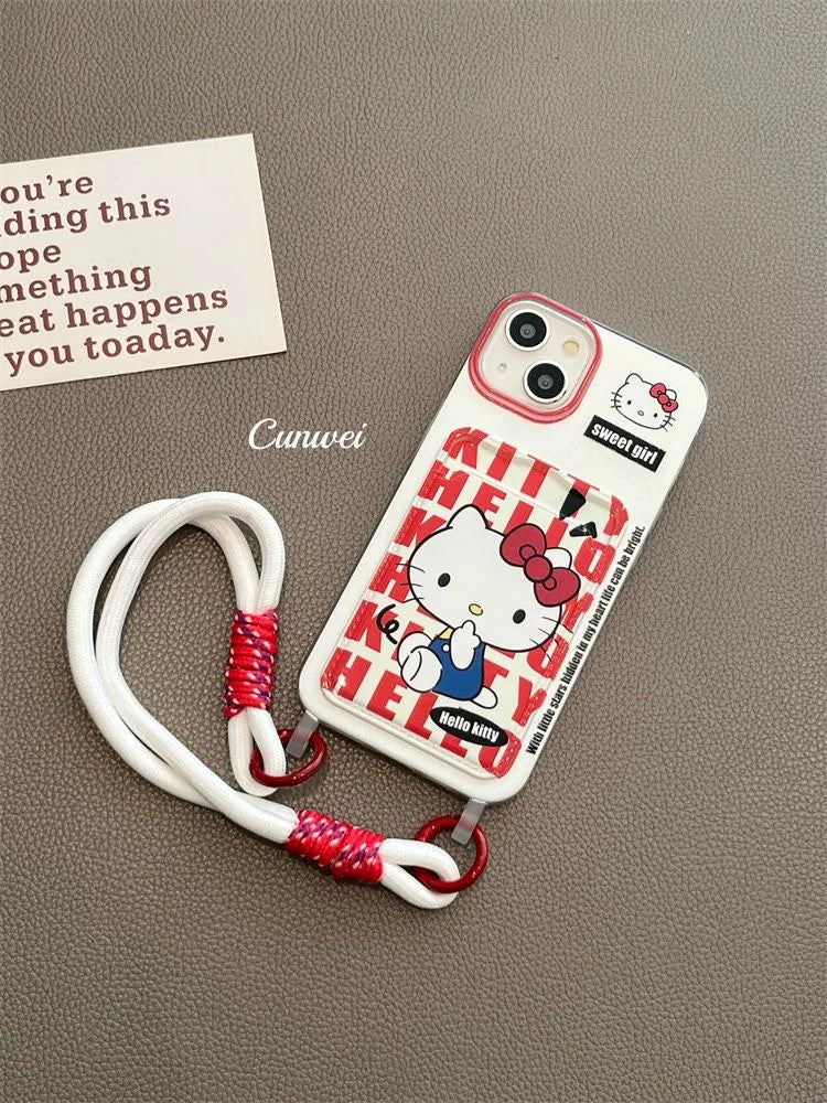 CUte Card Holder Cartoon Phone Case