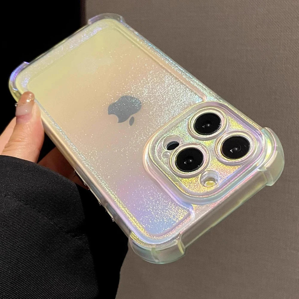 Rainbow Matte Phone Case For iPhone