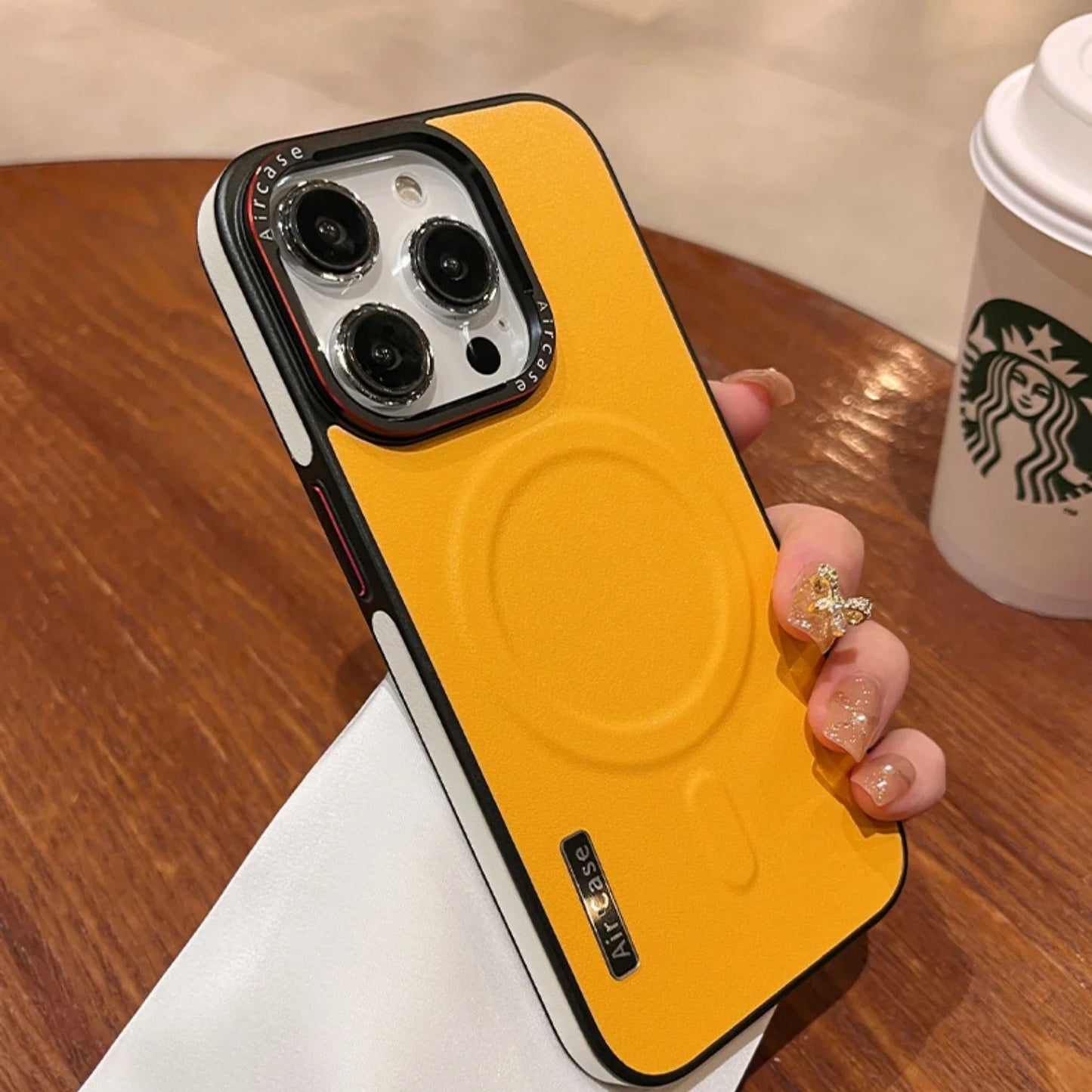 Leather Magsafe Case For iPhone Cover