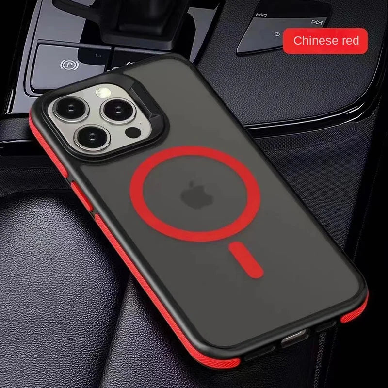 Magnetic Matte Case For iPhone Cover