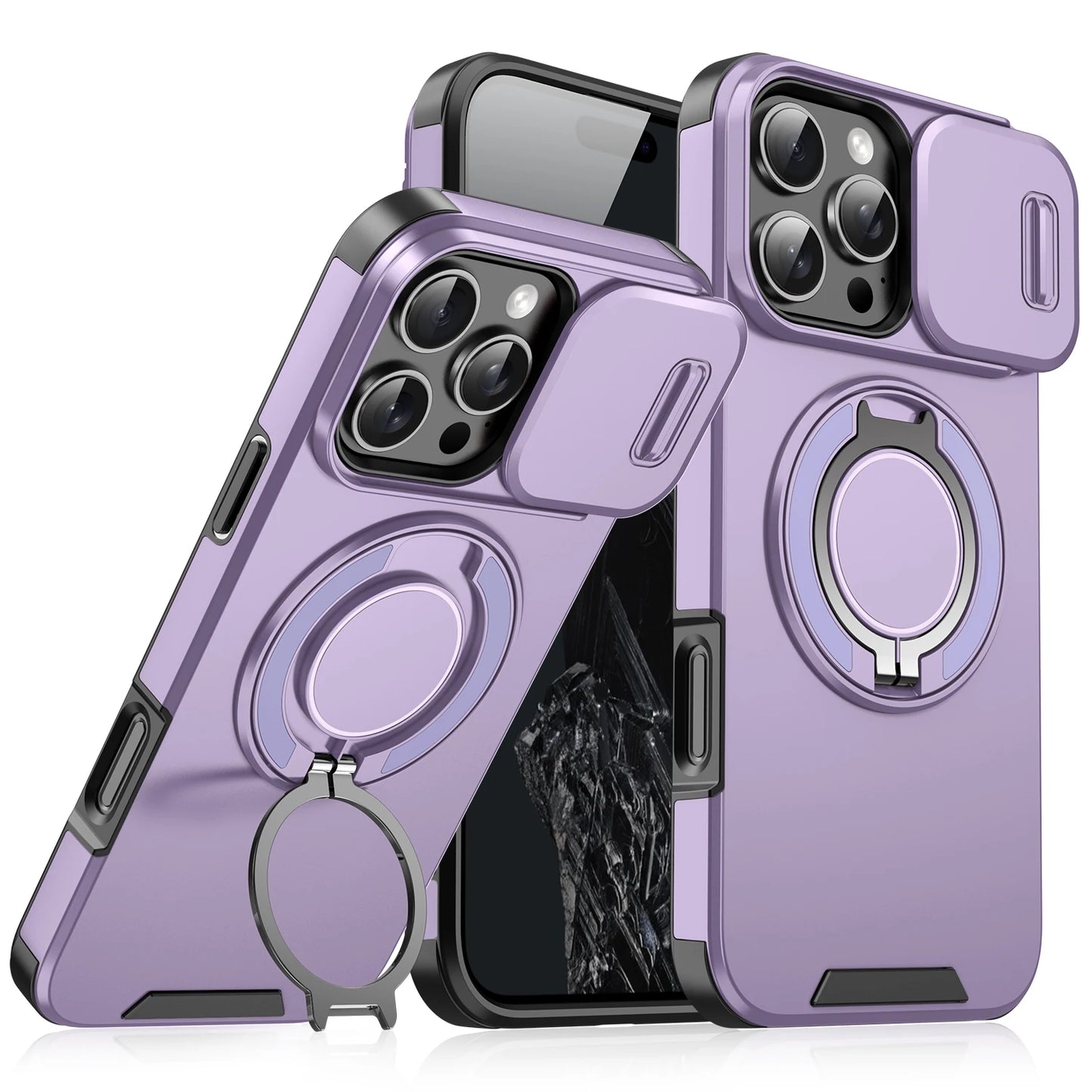 Magnetic Ring Stand Case