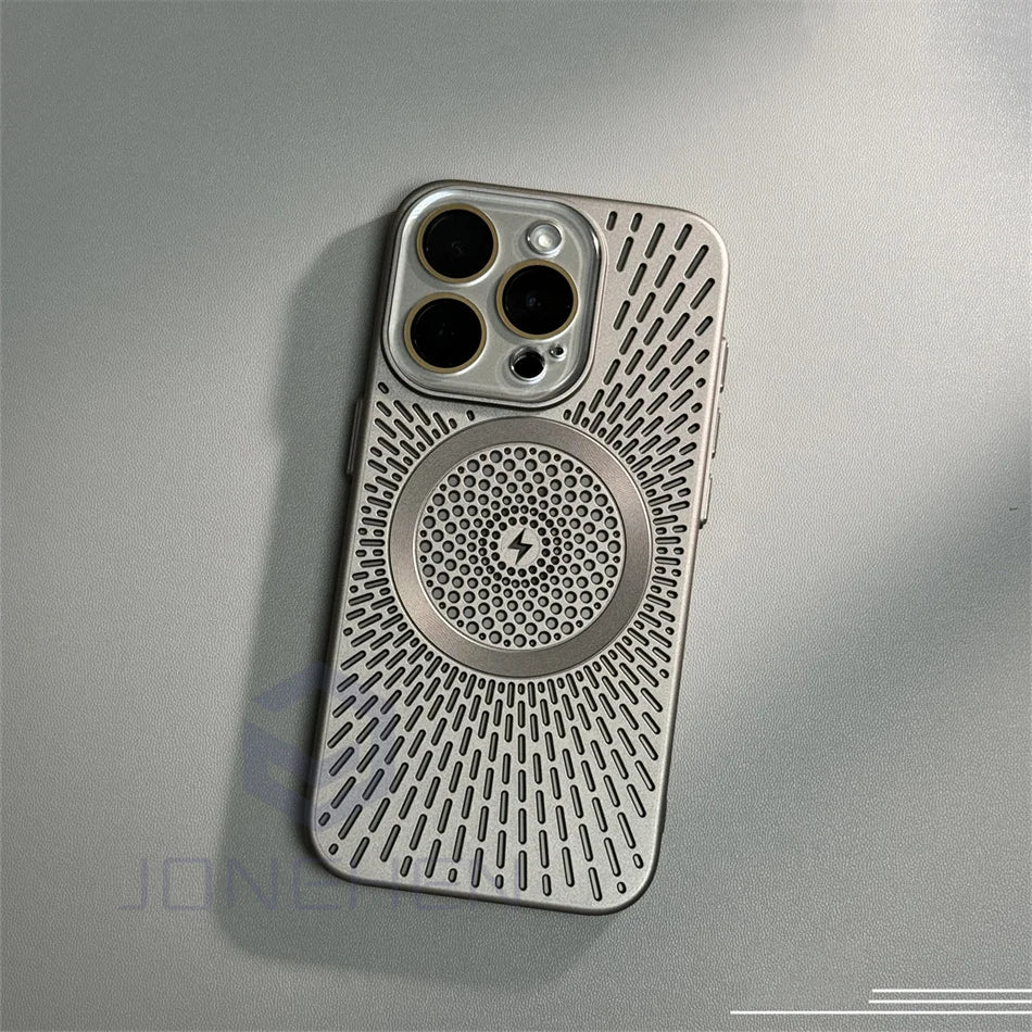 Luxury Heat Dissipation Magsafe Case