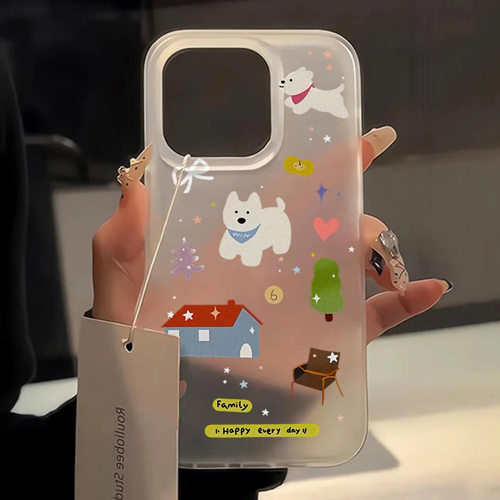 Cute Puppy Phone Case For iPhone Cover