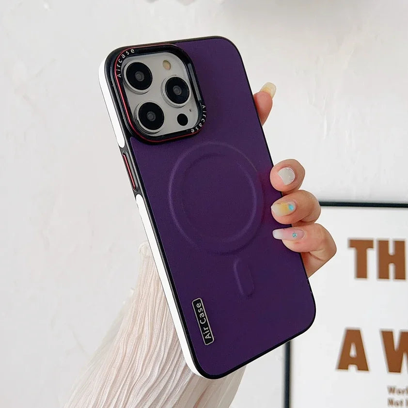 Leather Magsafe Case For iPhone Cover