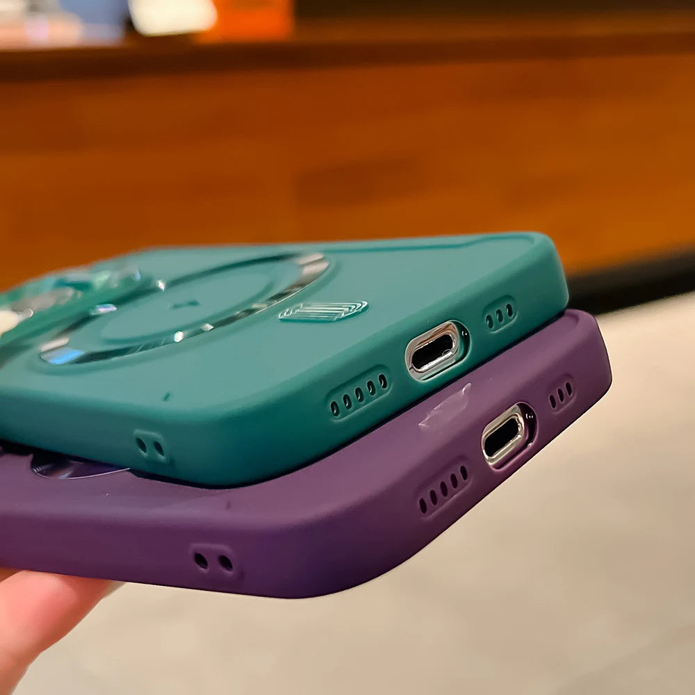 Flip Up Lens Holder Magnetic Case