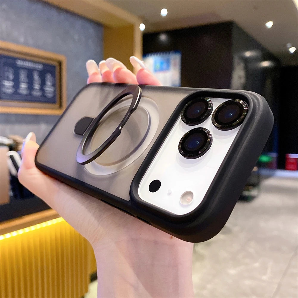Magnetic Ring Bracket Camera Protection Cover