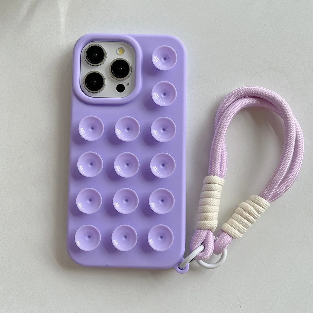 Suction Transparent Shockproof Phone
Cover