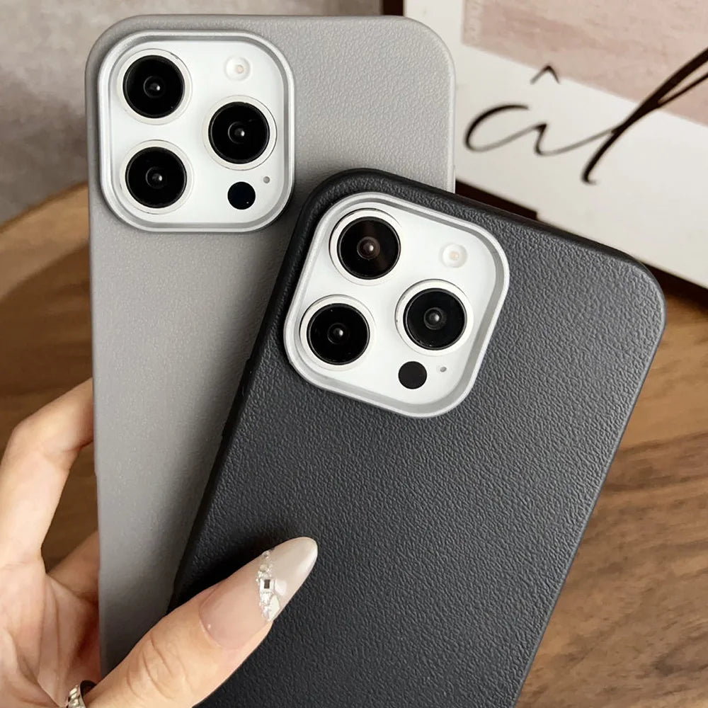 Soft Leather Case For iPhone Cover