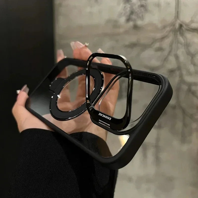 Ring Magnetic Lens Stand Phone Case