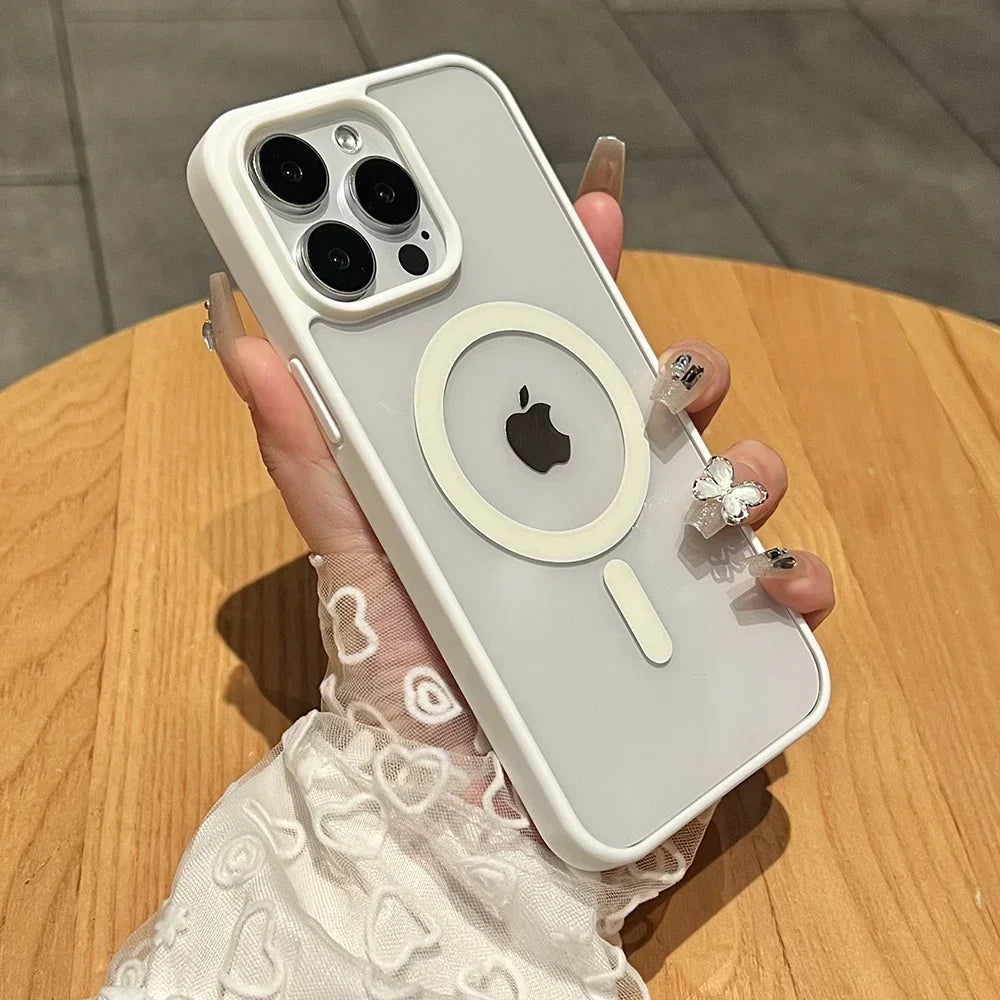 Matte Titanium Magnetic iPhone case