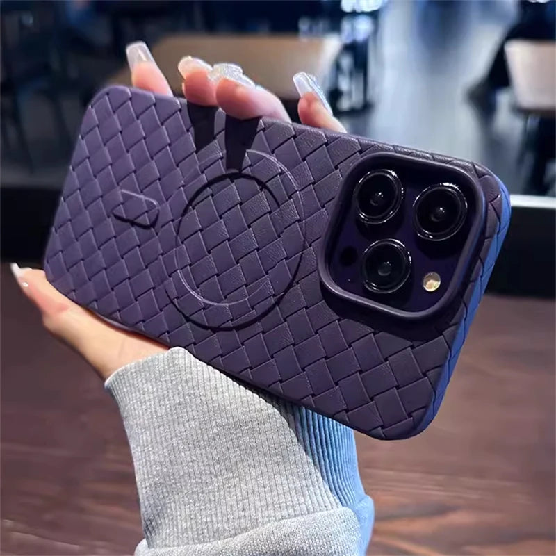 For Magsafe Magnetic Wireless Charge Case For iPhone Soft Silicone Cover