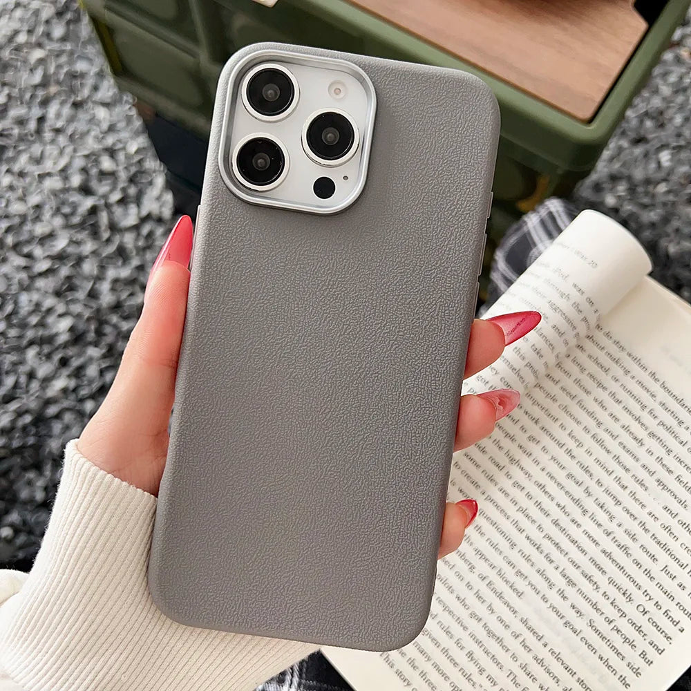 Soft Leather Case For iPhone Cover