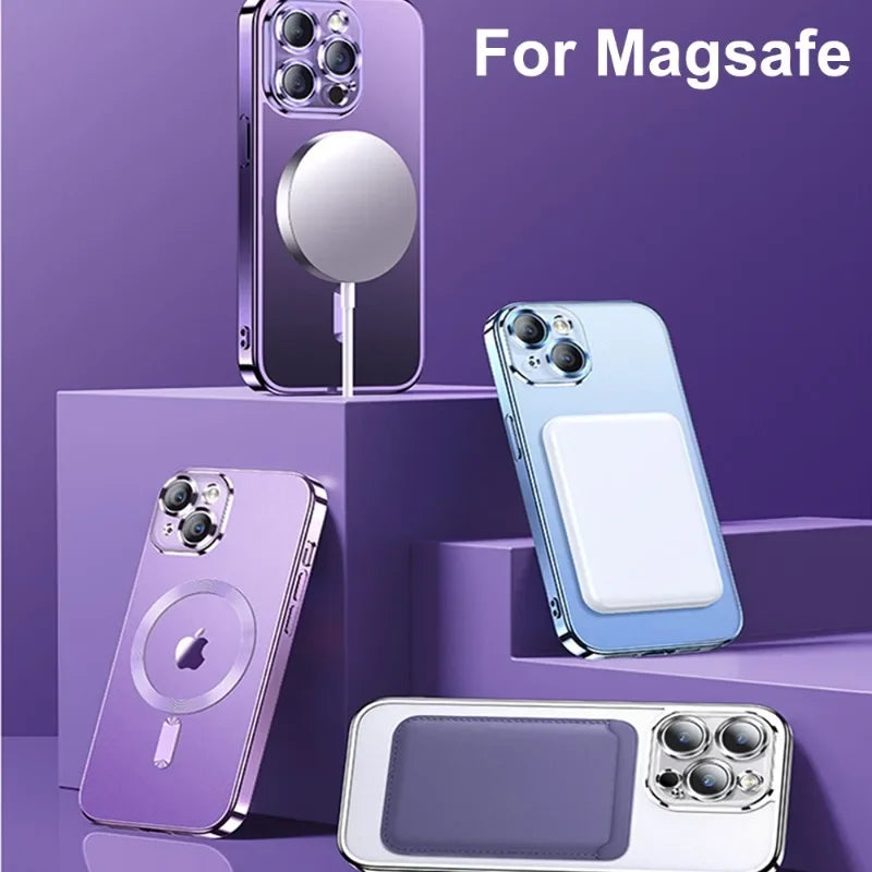 Luxury Plating For Magsafe Magnetic Case