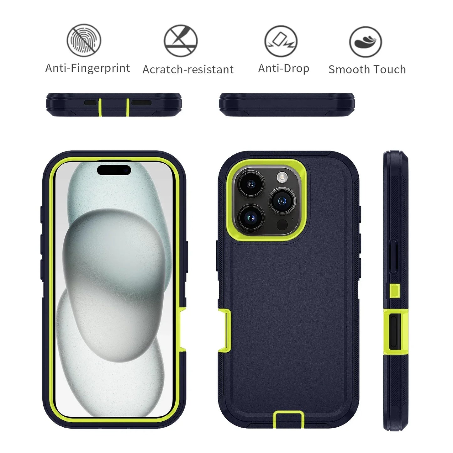Case For iPhone Shockproof Anti-Scratch Protective Cover