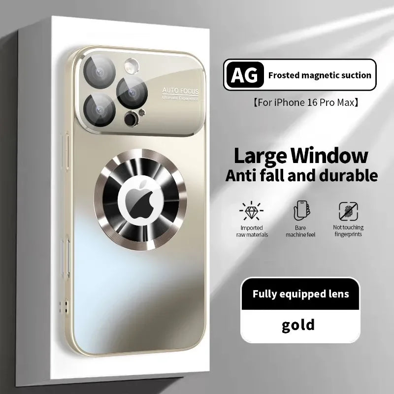 Titanium Metallic Color Magnetic Case for iPhone