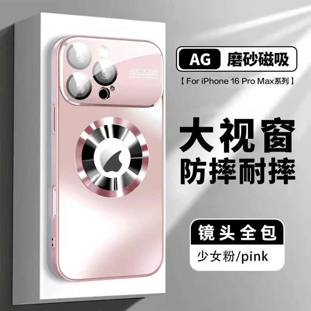 Titanium Metallic Color Magnetic Case for iPhone