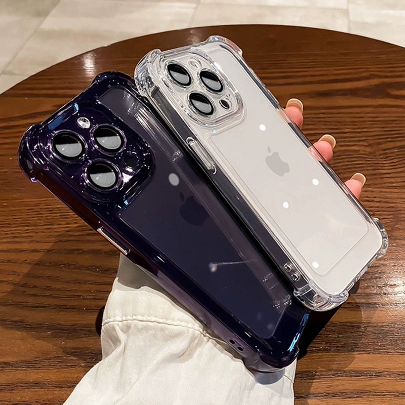 iPhone 15 14 13 12 Transparent Acrylic Case