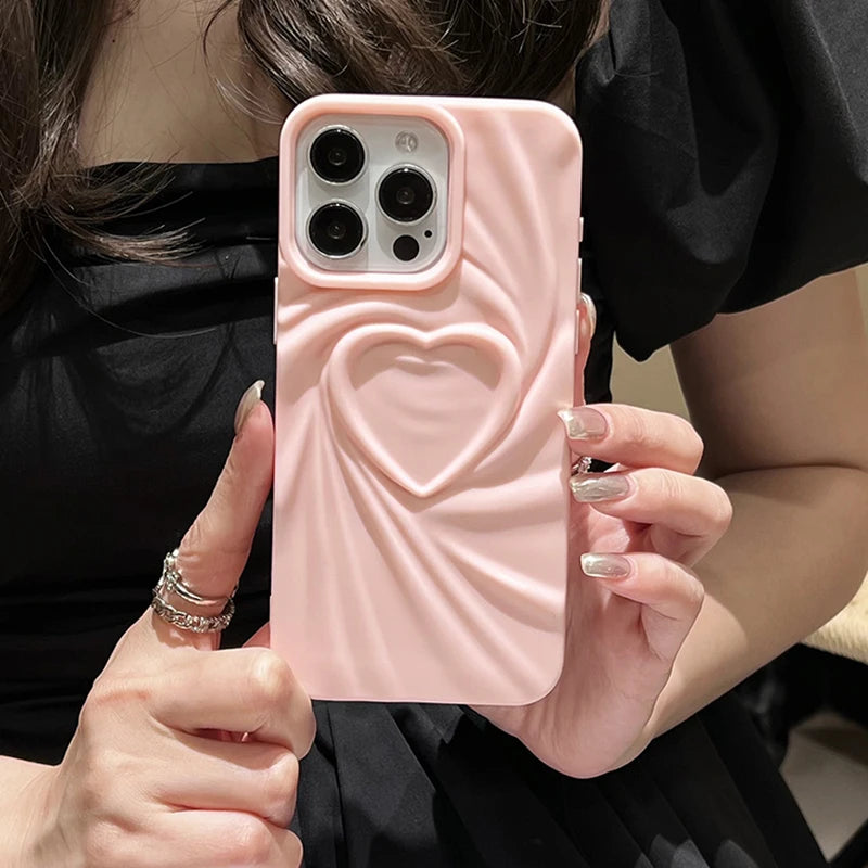 Love Heart Silicone Phone Case