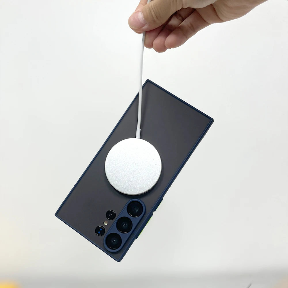 Samsung S24 S23 S22 S21 Magnetic Mobile Phone Cases Matte Protective Ultra Case