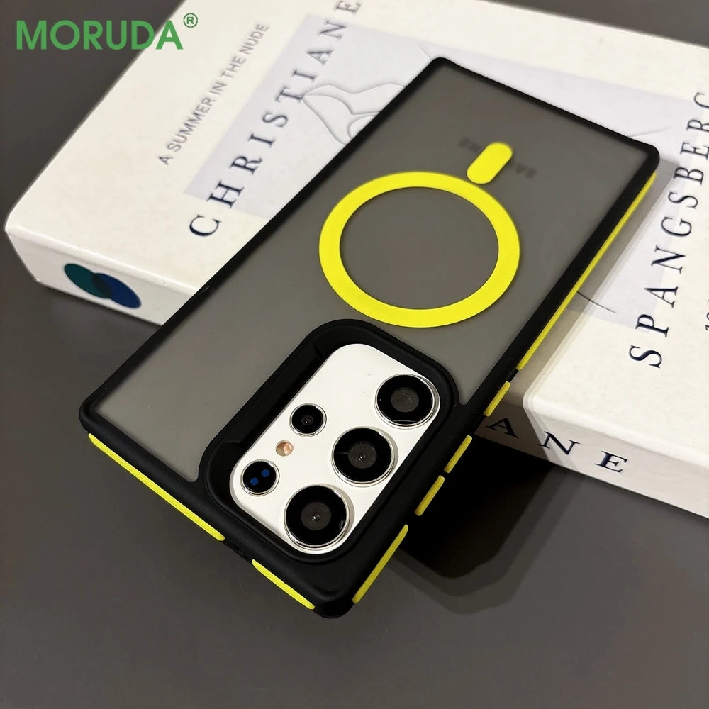 Magnetic Wireless Charging Case for Samsung Galaxy Cover