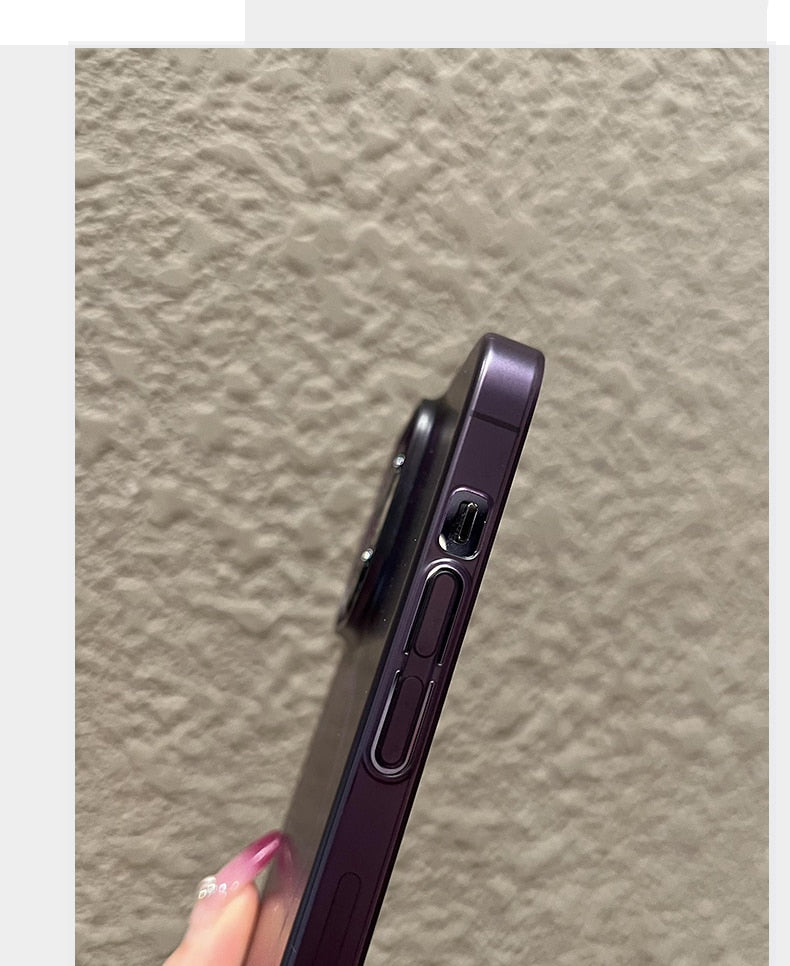 Matte Magsafe Wireless Charge Case for iPhone 15 14 Plus 13 12 Pro Max Cover