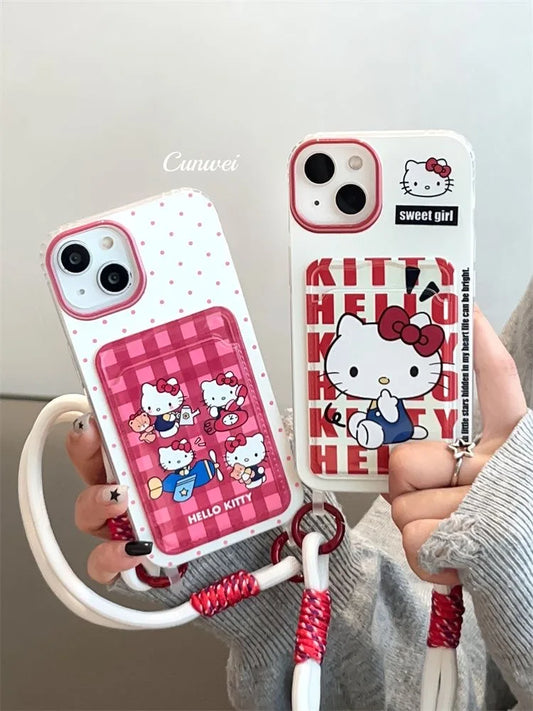 Cute Card Holder Cartoon Phone Case