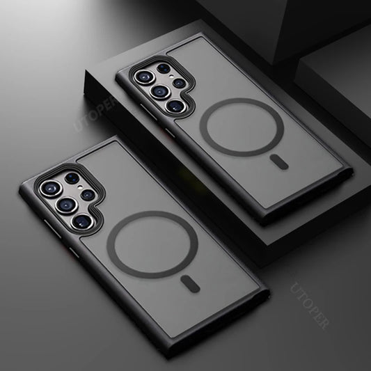 Magnetic Magsafe Matte Shockproof Case