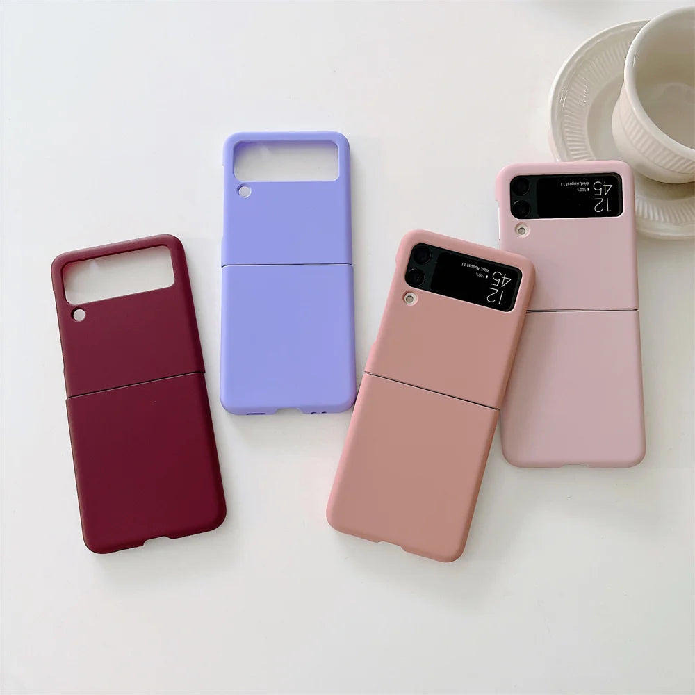 For Samsung Galaxy Z Flip Candy Pure Color Case