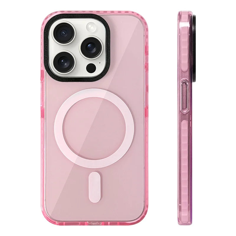 Neon Color Clear Magsafe Case for iPhone