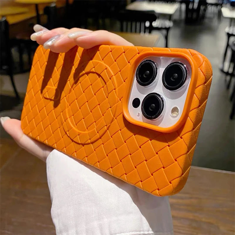 For Magsafe Magnetic Wireless Charge Case For iPhone Soft Silicone Cover