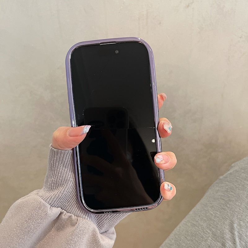 Case For iPhone 14 13 12 Pro Max 14 Plus Plain Cover