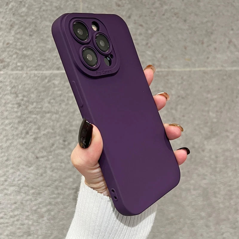 Soft Matte Purple Phone Case