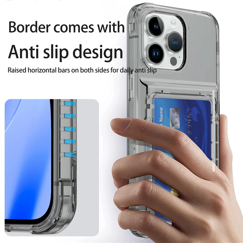 Silicone Clear Phone Case For iPhone